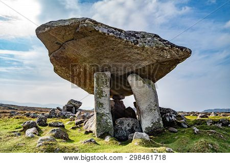 The Kilclooney Dolmen Is Neolithic Monument Dating Back To 4000 To 3000 Bc Between Ardara And Portno
