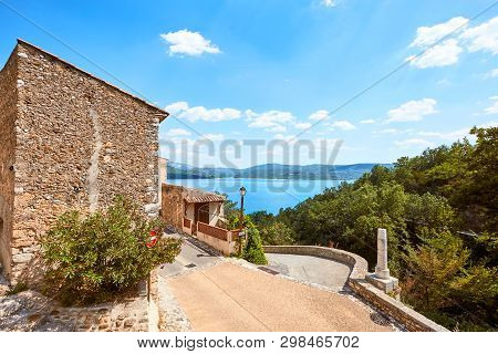 Provencal Village Of Sainte Croix Du Verdon, France