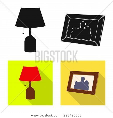 Vector Illustration Of Dreams And Night Logo. Collection Of Dreams And Bedroom Stock Symbol For Web.
