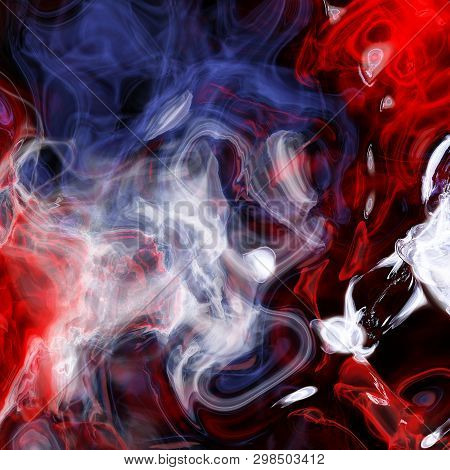 Detailed Rendiring Of Flame Fractal For Art, Illustration And Design