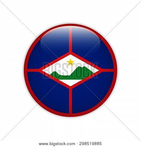 Flag Of Sint Eustatius Button Signs And Symbols