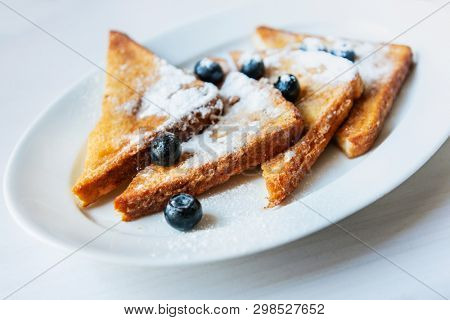 Homemade french toast with Butter (Pain perdu)