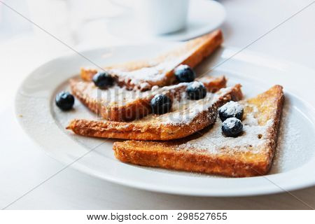 Homemade french toast with Butter (Pain perdu)