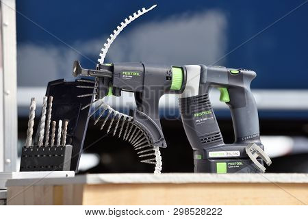 Vilnius, Lithuania - April 25: Festool Power Tools On April 25, 2019 In Vilnius Lithuania. Festool I