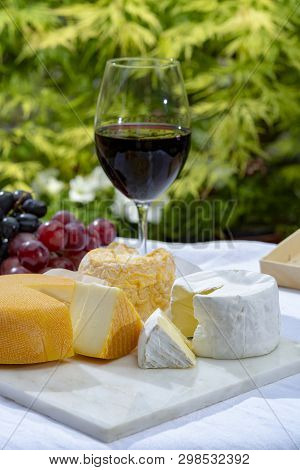 French Cheeses Collection, Yellow Riche De Saveurs, Vieux Pane And Le Peche Des Bons Peres Cheeses S