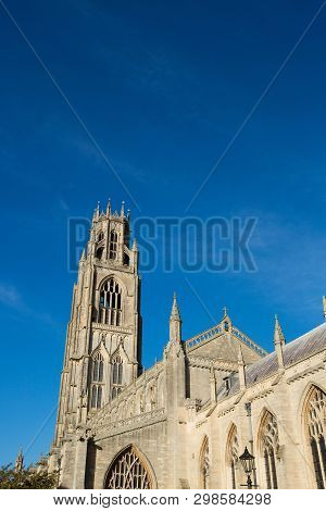 Boston, Lincolnshire, United Kingdrom, 19th October 2014, Saint Botolphs Church Also Known As The St