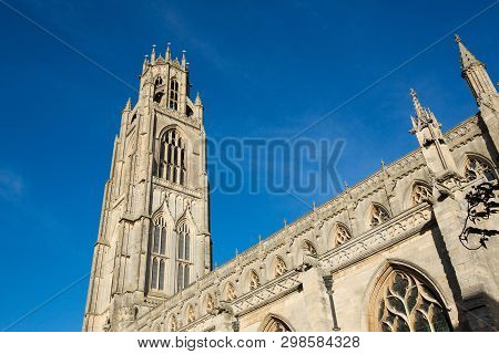 Boston, Lincolnshire, United Kingdrom, 19th October 2014, Saint Botolphs Church Also Known As The St