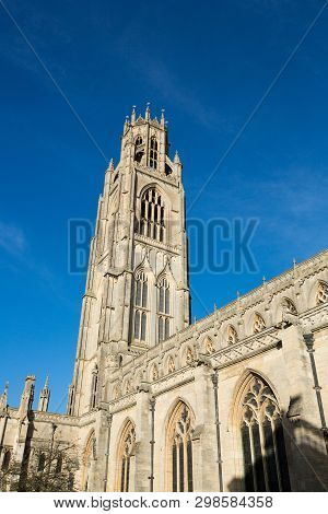 Boston, Lincolnshire, United Kingdrom, 19th October 2014, Saint Botolphs Church Also Known As The St