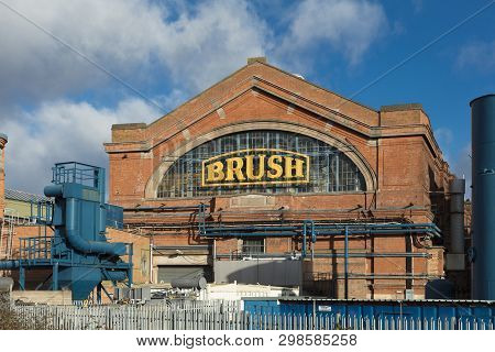 Exterior View Of The Brush Electrical Machines Factory, Loughborough, Leicestershire, Uk - 1st Febru