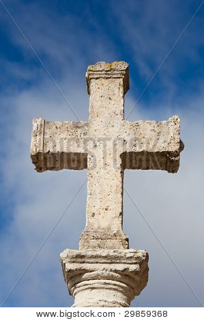Croce di pietra a Carrion De Los Condes