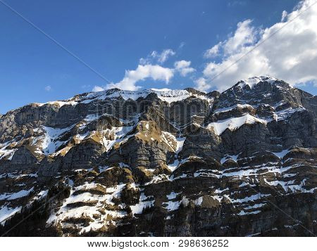 Alpine Peaks Schafberg And Marwees In The Alpstein Mountain Range And In The Appenzellerland Region 