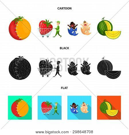 Vector Design Of Test And Synthetic Logo. Collection Of Test And Laboratory Vector Icon For Stock.