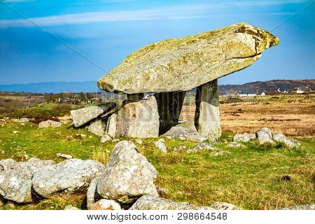 The Kilclooney Dolmen Is Neolithic Monument Dating Back To 4000 To 3000 Bc Between Ardara And Portno