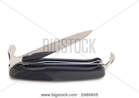 Macro coltello aperto Flic