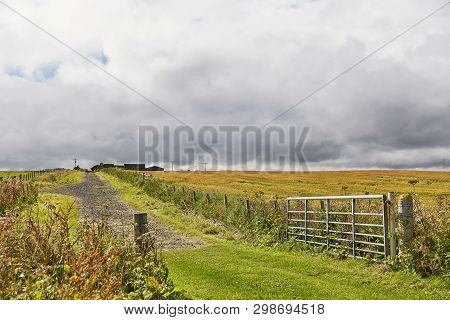 Landscape Near John O'groats Area. Highlights Nothern Most Mainland Of Scotland.