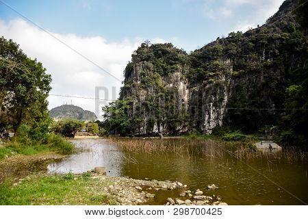 Ninh Binh Carst Mountains In Northern Vietnam