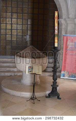 Bari, Italy 10.01.2015: The Basilica Of Saint Nicholas,in Bari