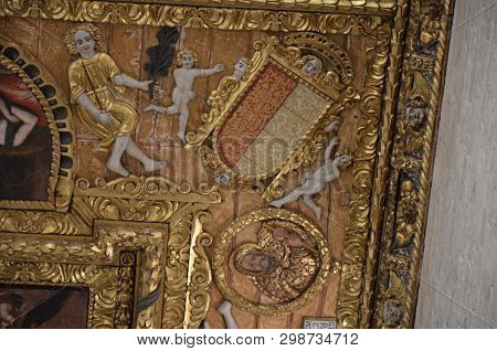 Bari, Italy 10.01.2015: The Basilica Of Saint Nicholas,in Bari