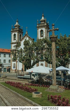 Church Of The Misericordia And Stone Pillory In Baroque Style