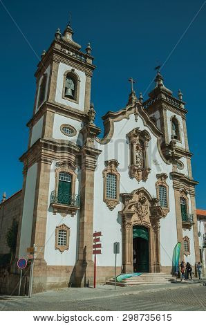 Church Of The Misericordia In Baroque Style And People