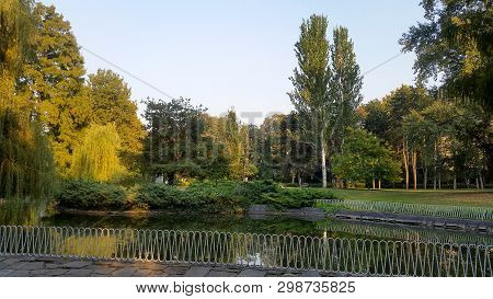 Novi Sad, Serbia, October 13, 2018: Danube Park Or (serbian: Dunavski Park) In City Center