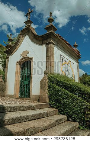 Small Chapel In Baroque Style Next To Stone Staircase