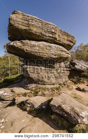 National Trust  Brimham Rocks On Brimham Moor Near Pateley Bridge In Yorkshire Dales National Park