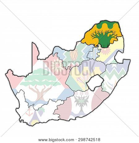 Limpopo Region On Administration Map Of South Africa