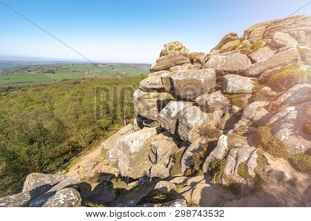 National Trust  Brimham Rocks On Brimham Moor Near Pateley Bridge In Yorkshire Dales National Park