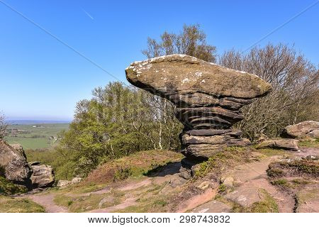 National Trust  Brimham Rocks On Brimham Moor Near Pateley Bridge In Yorkshire Dales National Park