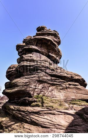 National Trust  Brimham Rocks On Brimham Moor Near Pateley Bridge In Yorkshire Dales National Park