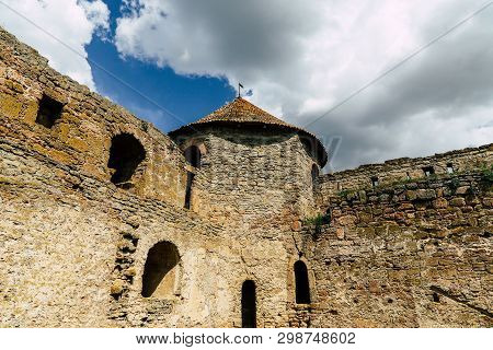 Belgorod-dniester Fortress. Ackermann. Photos Of Walls And Towers Of Fortifications. Fortress In The