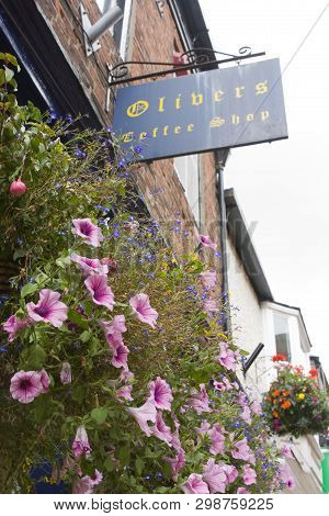 A View Of The Strait Leading Up To Steep Hill And The Cathedral, Lincoln, Lincolnshire, United Kingd