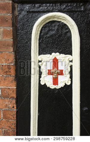 City Crest On The Strait Leading Up To Steep Hill And The Cathedral, Lincoln, Lincolnshire, United K