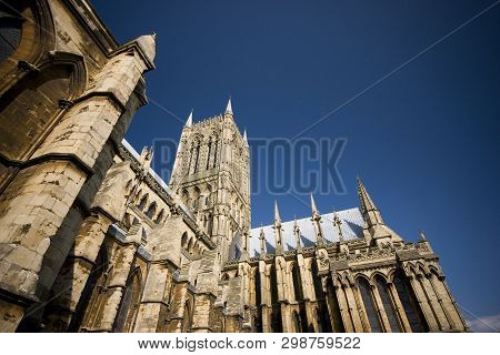 A View Of Lincoln Cathedral, Lincoln, Lincolnshire, United Kingdom - August 2009
