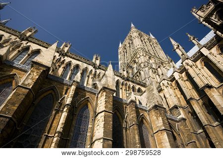 A View Of Lincoln Cathedral, Lincoln, Lincolnshire, United Kingdom - August 2009