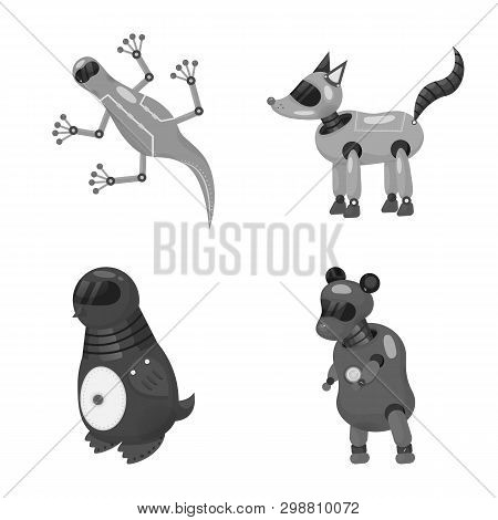 Vector Design Of Toy And Science Logo. Set Of Toy And Toy Vector Icon For Stock.