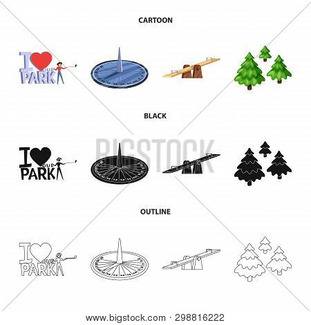 Vector Design Of Urban And Street Logo. Set Of Urban And Relaxation Stock Vector Illustration.