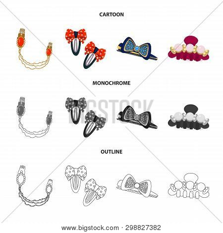 Vector Illustration Of Beauty And Fashion Logo. Set Of Beauty And Female Stock Vector Illustration.