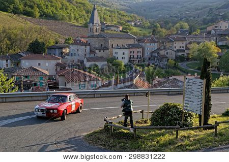 Marchampt, France, May 1, 2019 : Tour De France Automobile, Born In 1899, Was A Unique Event, With A