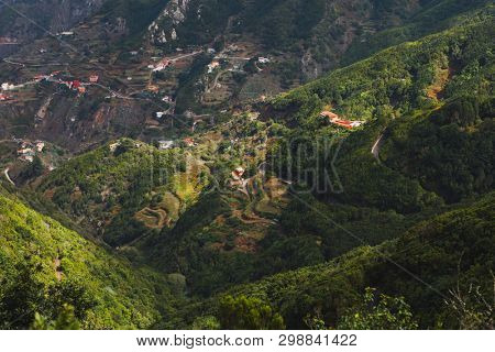 mountains in Anaga rural park, Tenerife