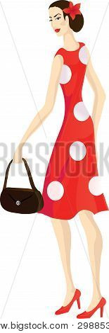 Fashionable Vintage kvinde