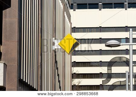 Canberra, Australia - July 13th 2018: Commonwealth Bank Logo On The Side Of Their Canberra Civic Bra
