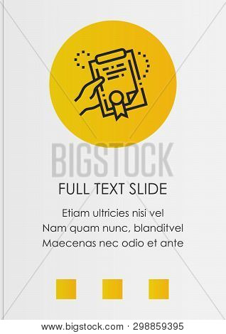 Brochure Cover Used In Marketing And Advertising