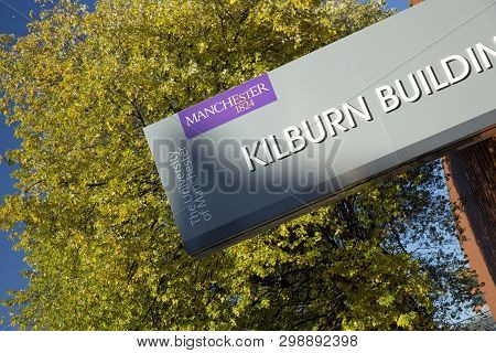 Manchester, Greater Manchester, Uk, October 2013, A View Of The Kilburn Building At The University O