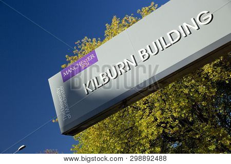 Manchester, Greater Manchester, Uk, October 2013, A View Of The Kilburn Building At The University O