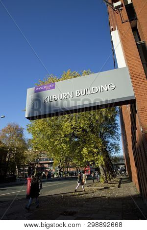Manchester, Greater Manchester, Uk, October 2013, A View Of The Kilburn Building At The University O