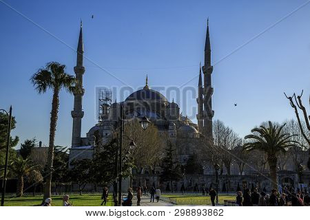 Istanbul/turkey-04.03.2019:blue Mosque, Sultanahmet