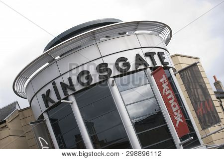 Huddersfield, West Yorkshire, Uk, October 2013, A View Of Kingsgate Shopping Centre