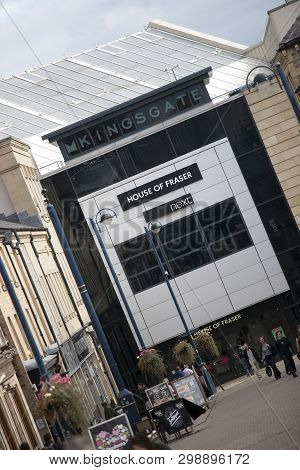 Huddersfield, West Yorkshire, Uk, October 2013, A View Of Kingsgate Shopping Centre